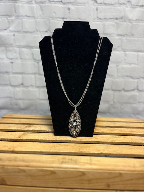 WHBM Crystal Pendant Necklace